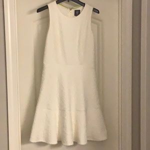 White dress with lace. Only worn once